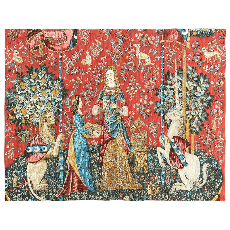 Tapisserie Dame à la licorne L'odorat - Jules Pansu