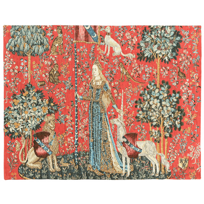 Tapisserie Le Toucher, Dame à la licorne- Jules Pansu