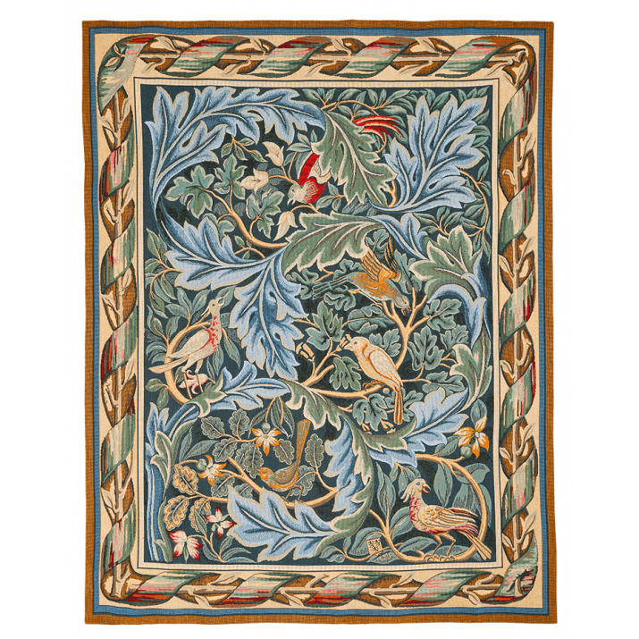 Tapestry The Birds William Morris - Jules Pansu - jaquard weaving - decorative arts.