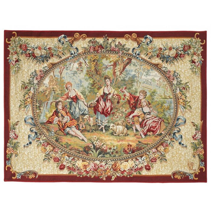 Tapisserie Rendez-vous galant - fabricant tapisserie Jules Pansu - Tapisserie des flandres