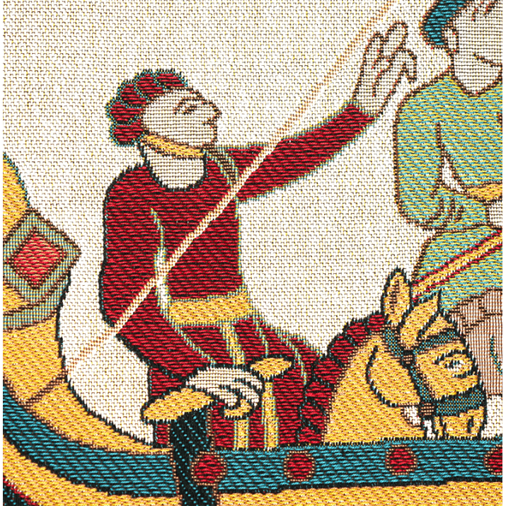 Detail of "Embarkation" tapestry - Jules Pansu