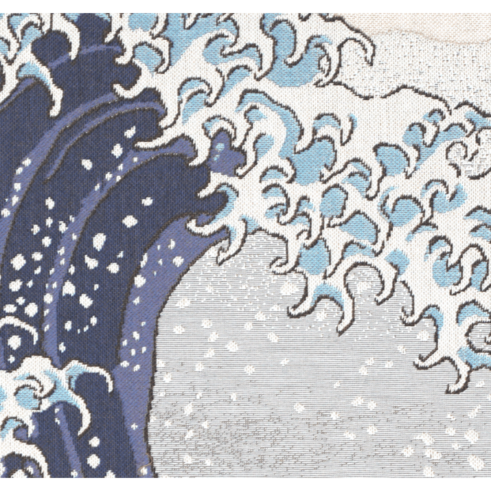Tapestry The Wave of Kanagawa Hokusai - Jules Pansu