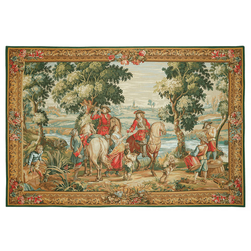 Tapestry Les Sonneurs du roi - Jules Pansu