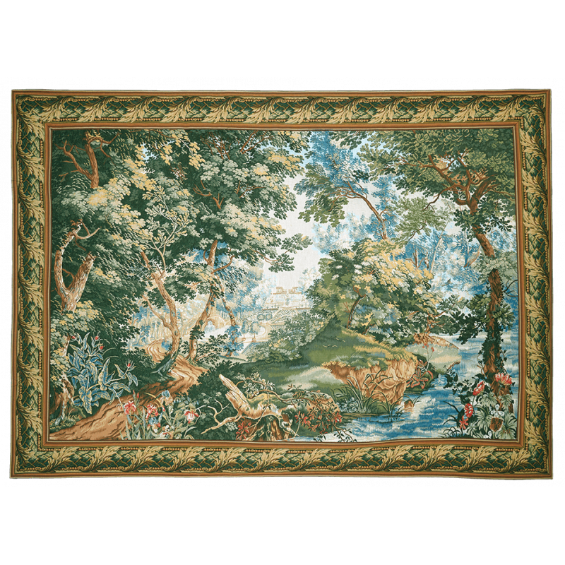 Tapestry green Ferrieres - Jules Pansu