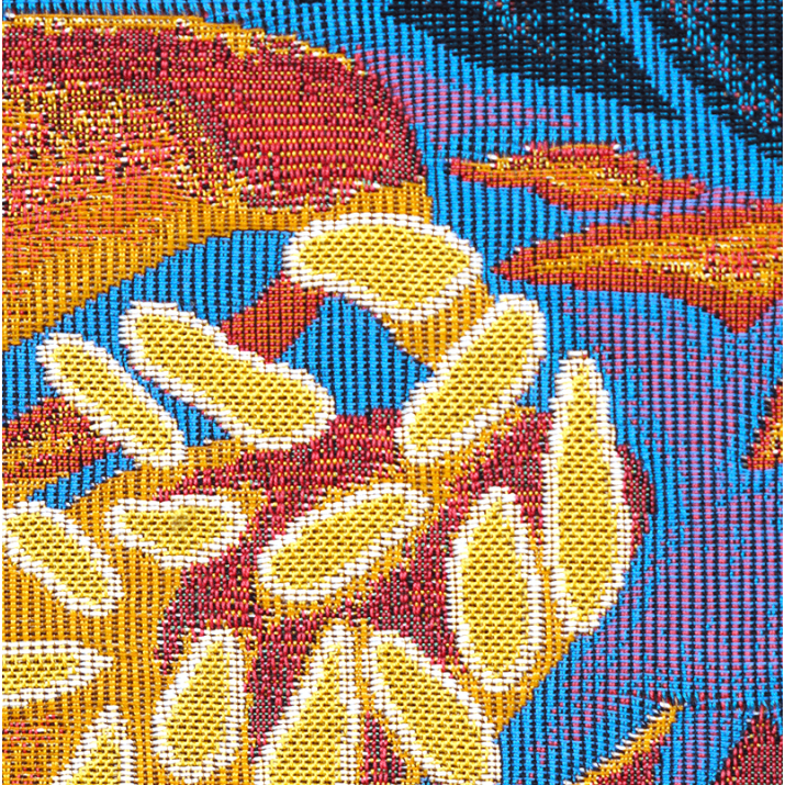 Extract of Jardin de Tal tapestry - Jules Pansu - Portrait format