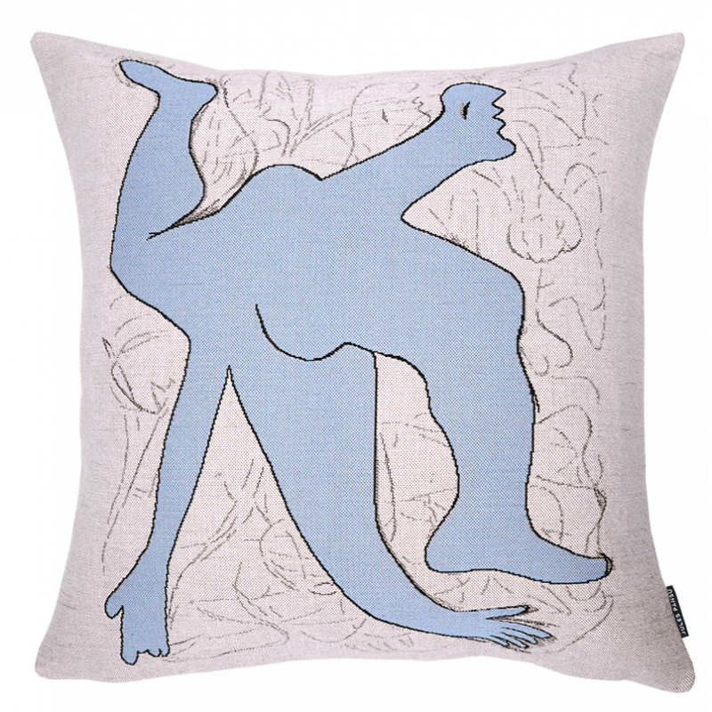 Cushion cover Picasso L'acrobate bleu by Jules Pansu - Gift ideas for men, living room decoration, museums