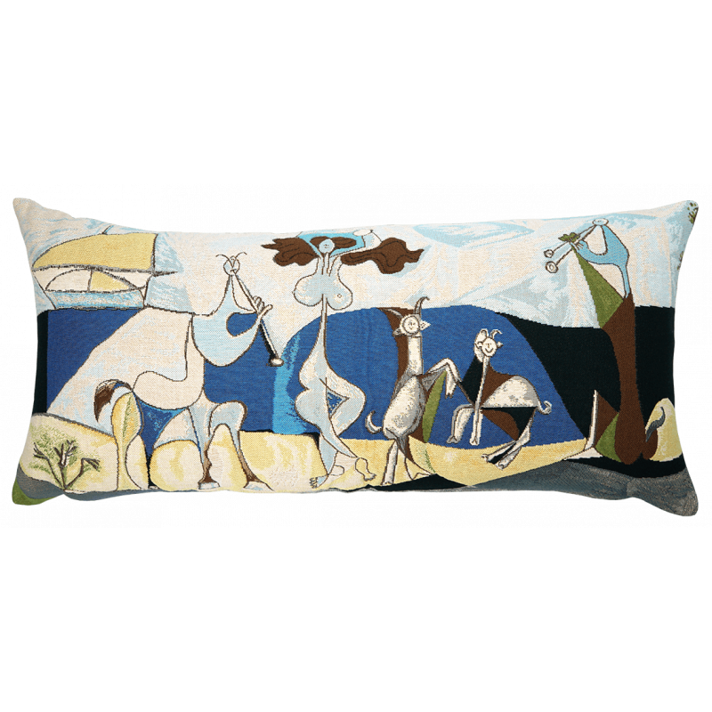 Cushion cover Picasso La joie de vivre - Jacquard weave by Jules Pansu