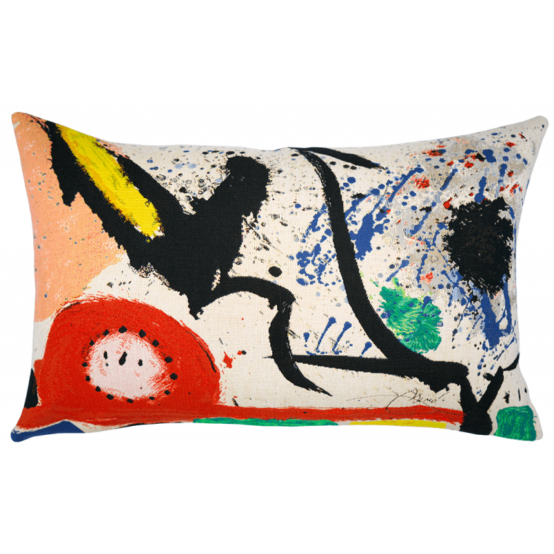 Cushion cover Miro Untitled - 1974 - Jacquard weave by Jules Pansu