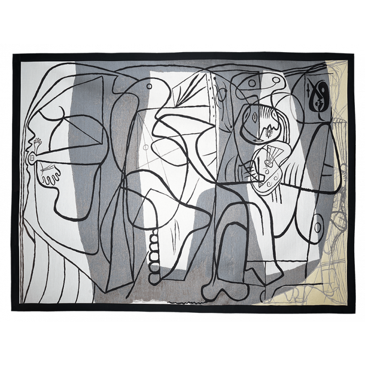Picasso jacquard rug 