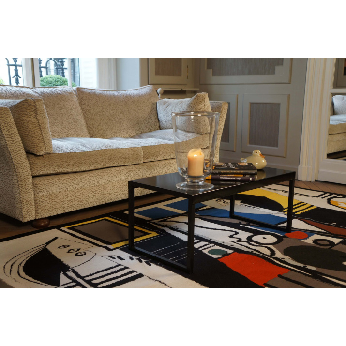 Tapis Picasso Le peintre et son modèle - Tissu d'ameublement Jules Pansu, Fabricant de tapis jacquard