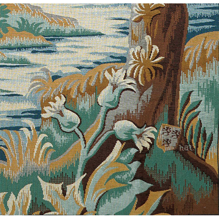 Détail tapisserie bordée Forêt de Clairmarais - Jules Pansu