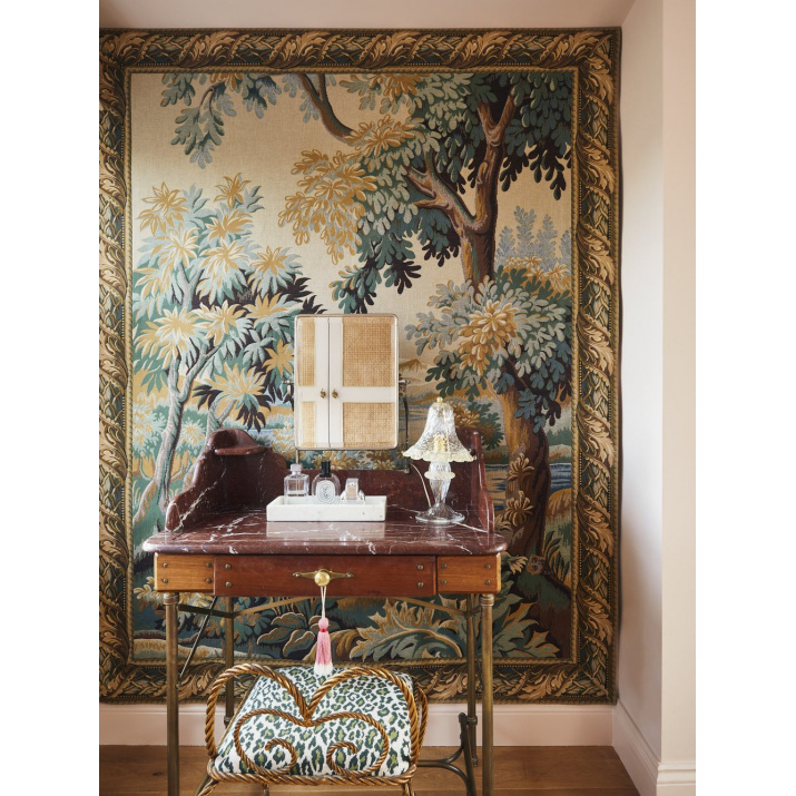 Tapestry Forest of Clairmarais (with border) - Jules Pansu