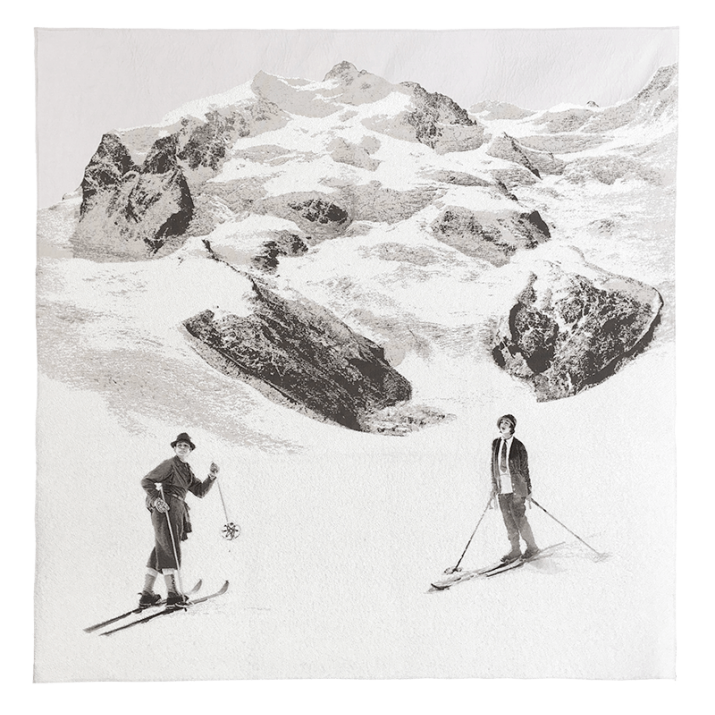 Plaid skieur Méribel et Courchevel - Jules Pansu