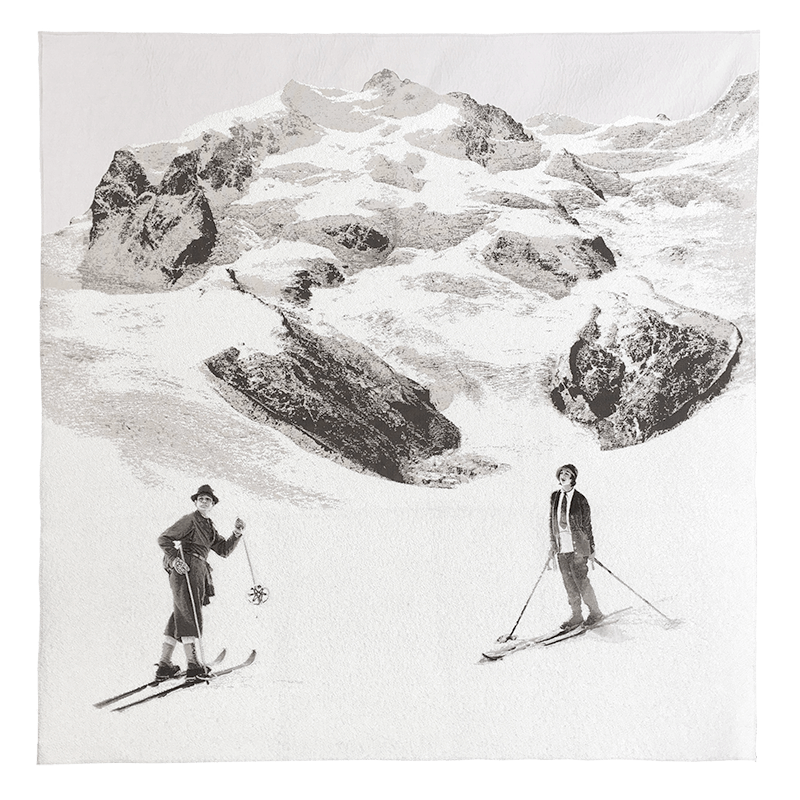 Méribel and Courchevel skier's blanket - Jules Pansu