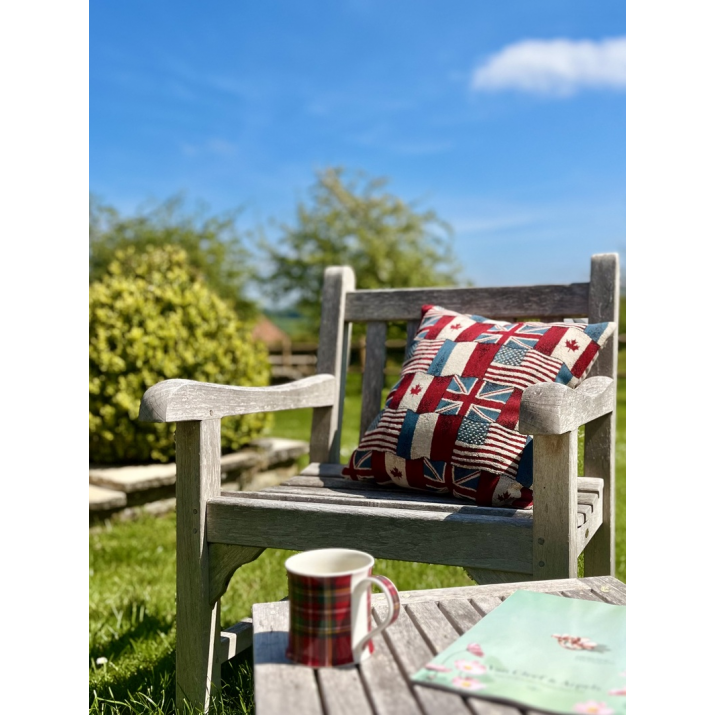 Jules Pansu Flag Cushion - Commemorating the 80th anniversary of the Normandy D-Day