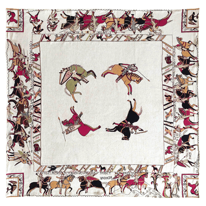 Plaid Bayeux Cavaliers - Jules Pansu