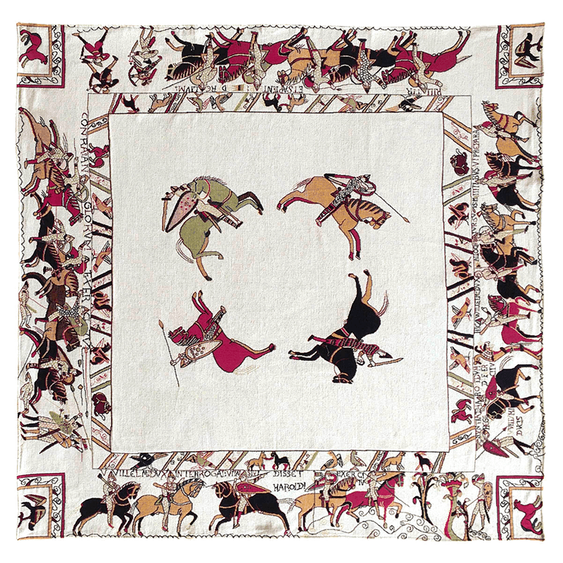 Plaid Bayeux Cavaliers - Jules Pansu