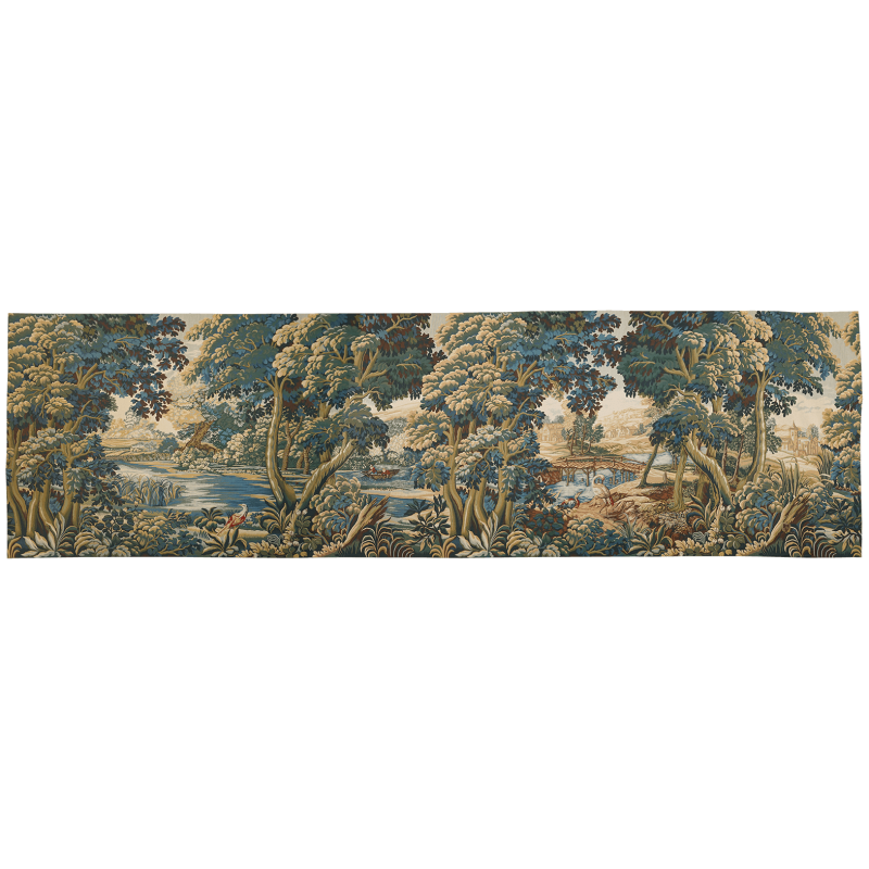 Tapestry verdure royale - Aubusson style - castle, hunting lodge - Jules Pansu - made in france