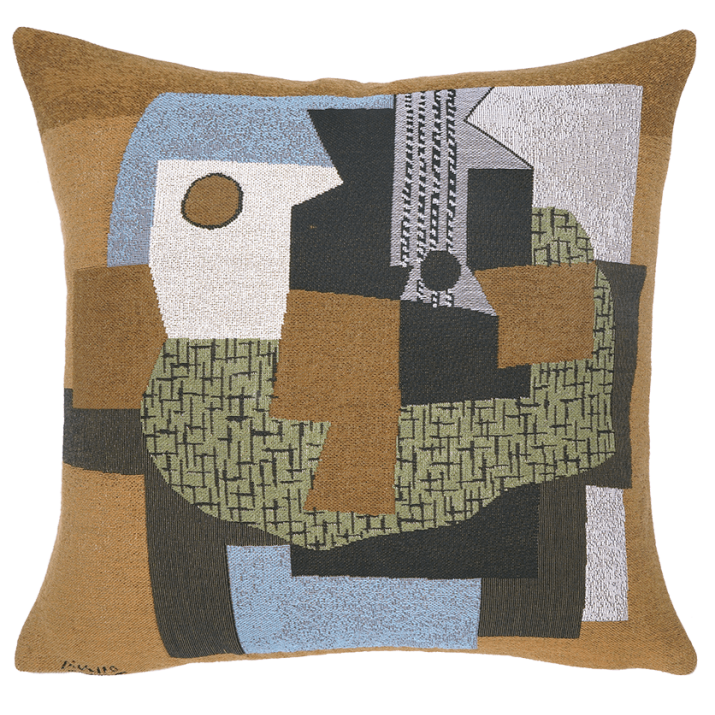 Cushion cover Picasso Guitare sur une table- 1921 - Jules Pansu edition - deco idea, gift, museumshop