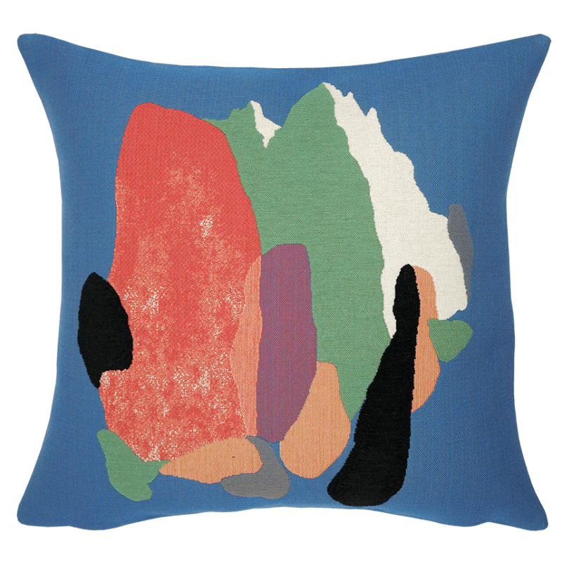 Col d'Arsine cushion, alpine decor, mountain, florent groc by Jules Pansu weavings