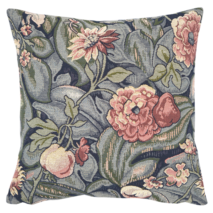 Coussin floral Montignac pour une déco tapisserie authentique - Jules Pansu - 11252