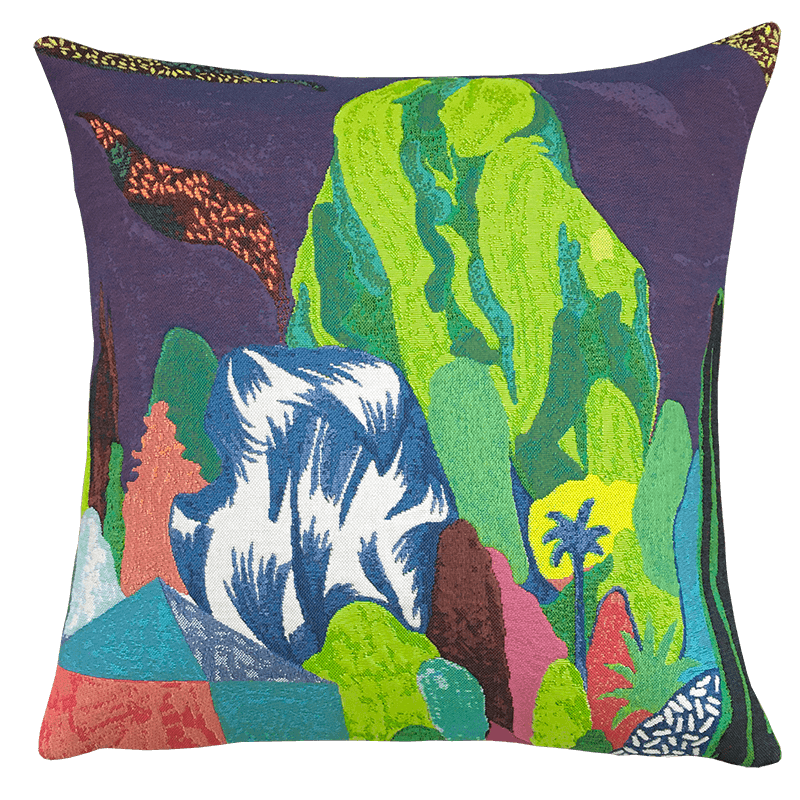 Coussin Chutes Lavie Florent Groc -  Jules Pansu
