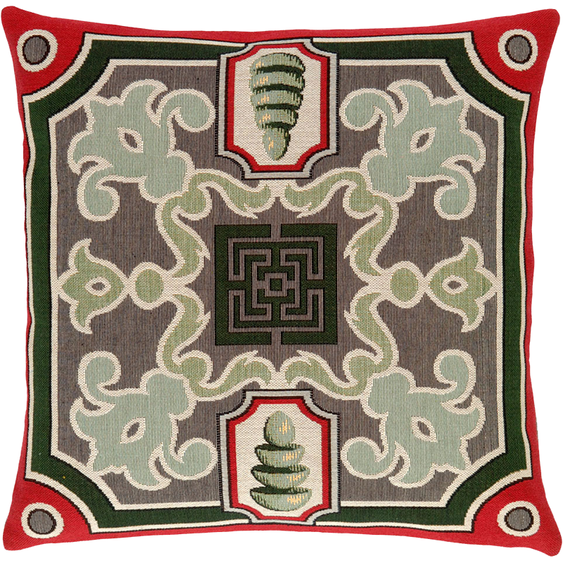 La Maintenon cushion, Tuileries Garden design, jacquard fabric, floral pattern, Jules Pansu, sale, special offer