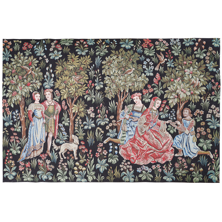 Scènes galantes tapestry. Jacquard Weaver Jules Pansu