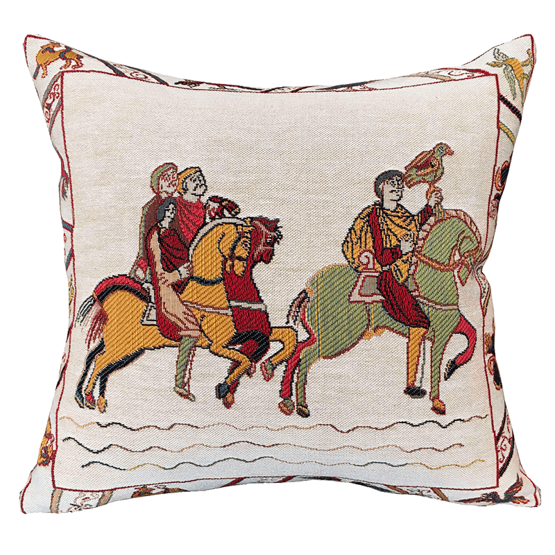 Coussin Le fauconnier - Jules Pansu