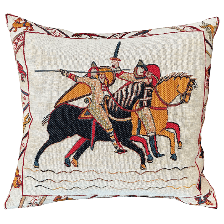 Coussin Le chevalier - Jules Pansu