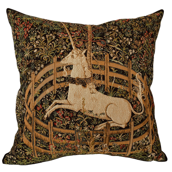 Cushion The unicorn in captivity  - Jules Pansu
