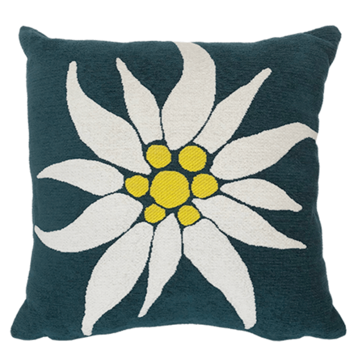 Cushion cover flower mountain Edelweiss - Jules Pansu