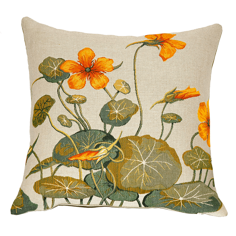 Coussin fleur Dansons la Capucine - Jules Pansu