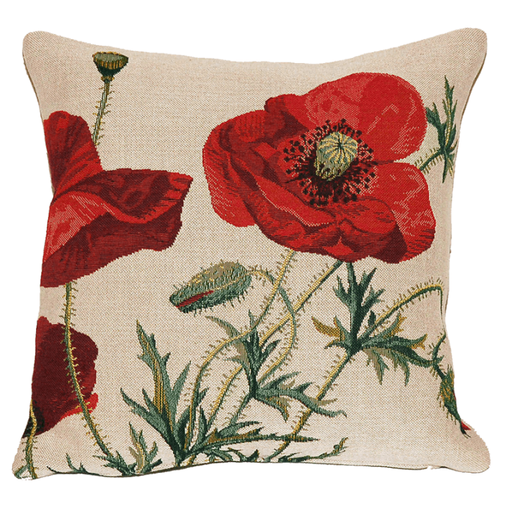 Coussin fleur Gentil Coquelicot - Jules Pansu