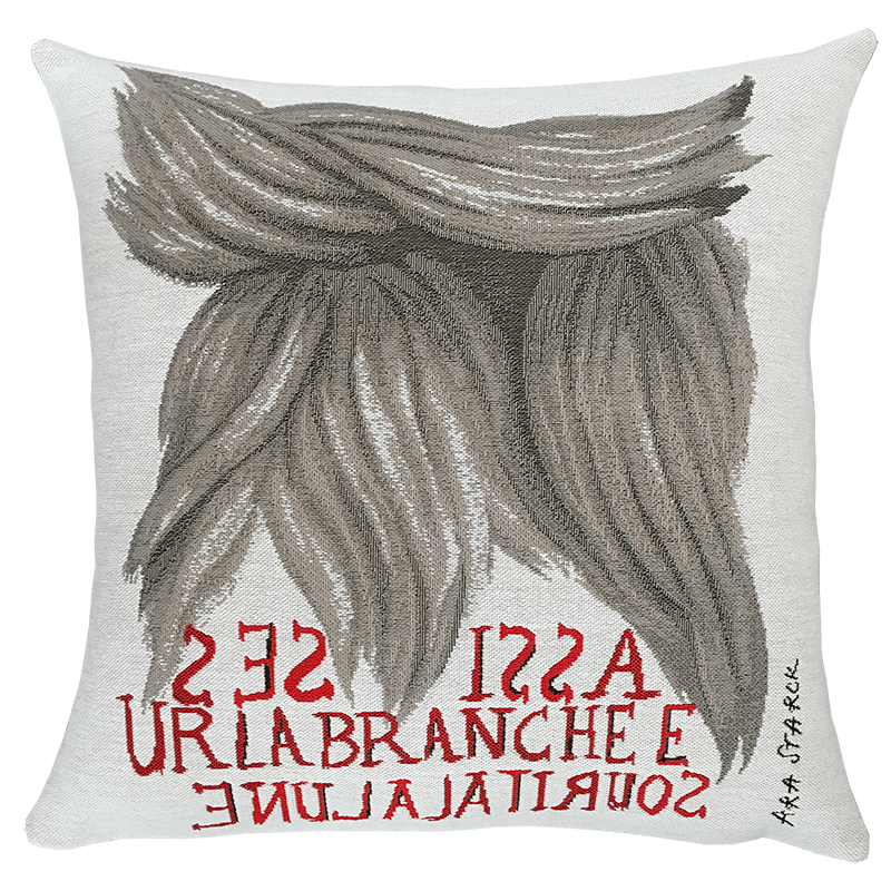 Coussin Sourit à la lune - Jules Pansu