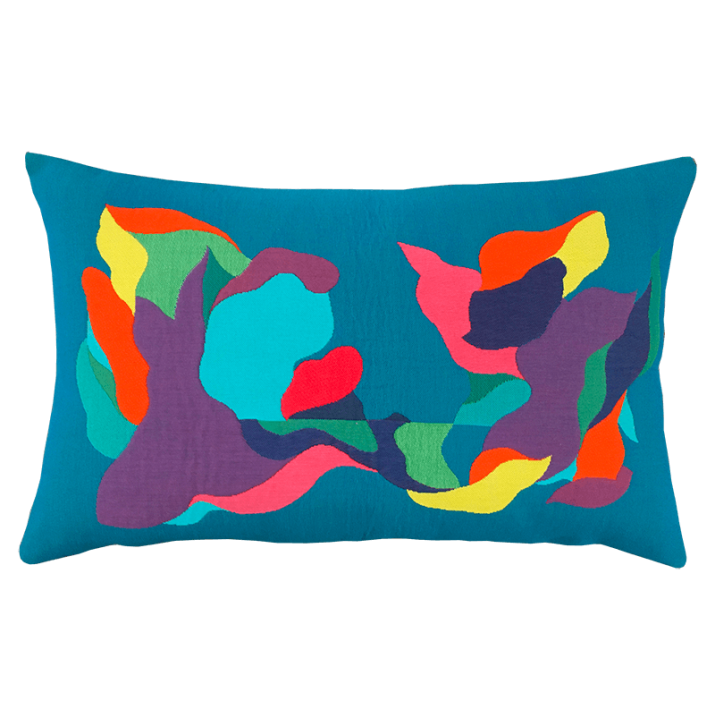 Cushion Pareidolie Florent Groc - rectangular - Jules Pansu