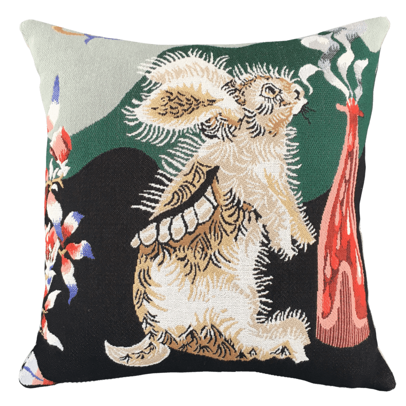 Coussin Le lapin hirsute Jean Lurçat - Jules Pansu