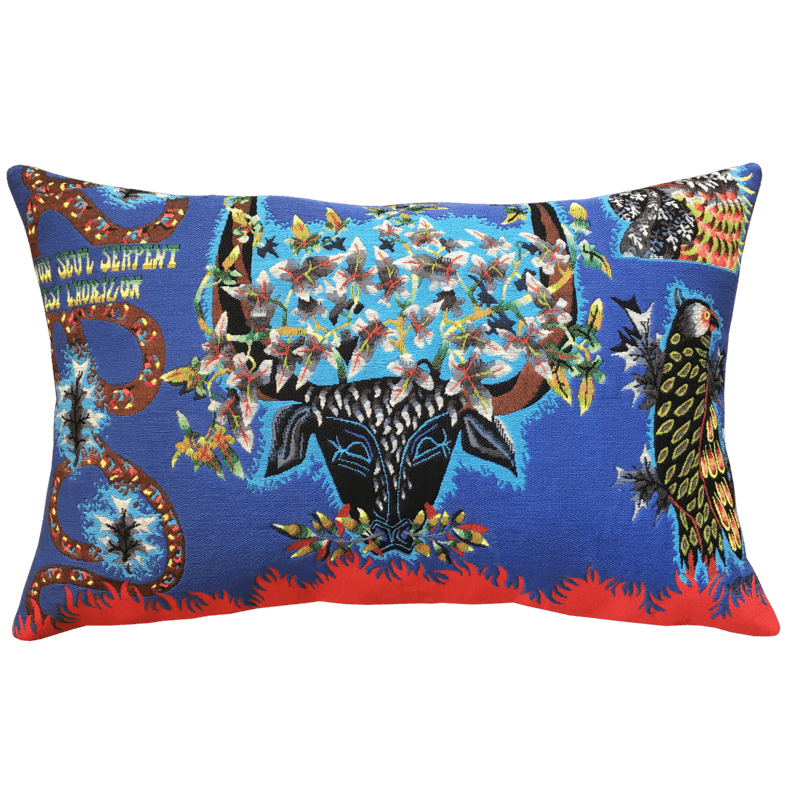 Coussin Taureau de printemps - Jean Lurçat - rectangulaire - Jules Pansu