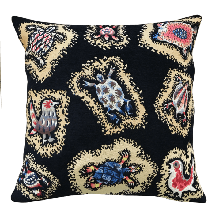Coussin Les tortues Jean Lurçat -Grand format - Jules Pansu