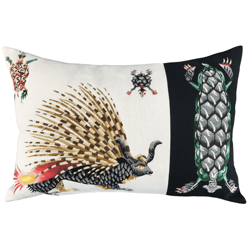 Cushion cover Porc-épic fabuleux - Jean Lurçat rectangular - Jules Pansu