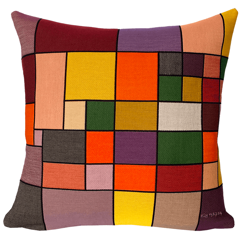Cushion Harmonie de la flore nordique P. Klee - Jules Pansu