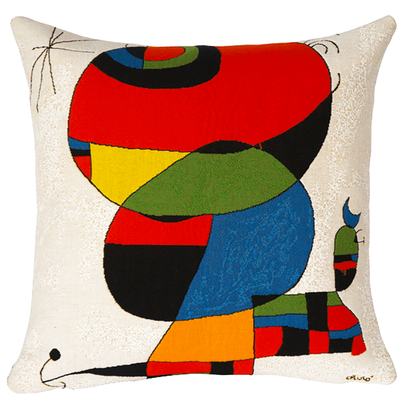 Cushion Femme, oiseau, étoile 1966 (extrait 1) Miro - Jules Pansu