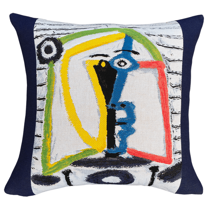 Cushion Picasso Head of a woman with a hat 1962 - Jules Pansu