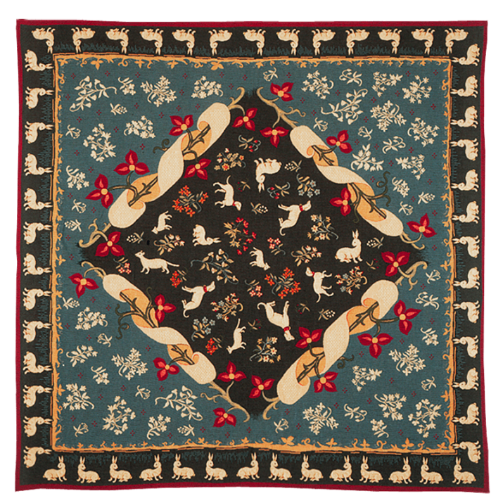 Medieval blue blanket - Jules Pansu