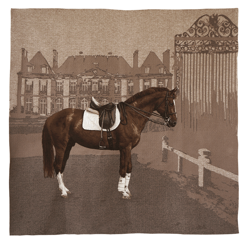 Throw Haras taupe - Jules Pansu