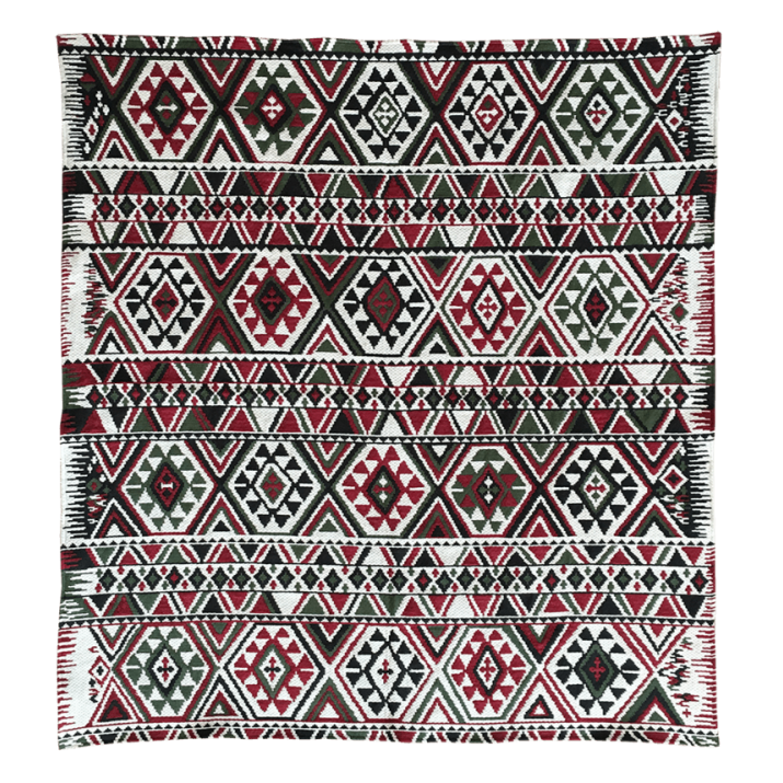 Plaid montagne Kisos rouge - Jules Pansu