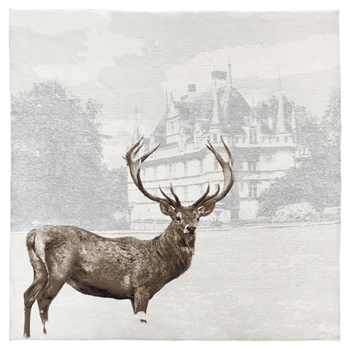 Throw  Cerf à Azay le Rideau - Jules Pansu