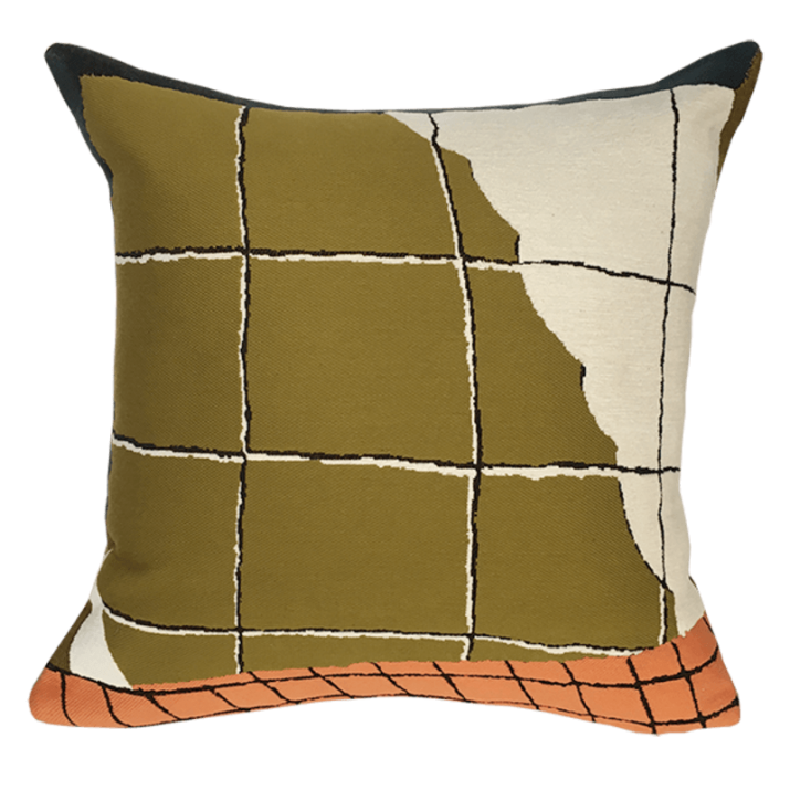 Cushion Fenêtre ochre - Jules Pansu