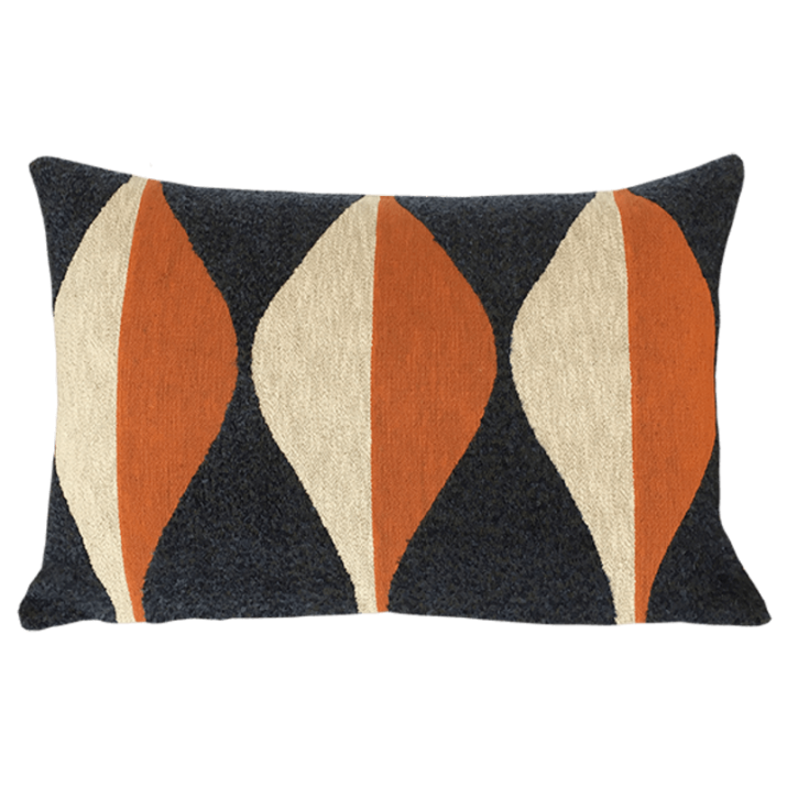 Coussin Courbe bleu - Jules Pansu