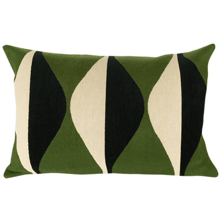 Coussin Courbe vert - Jules Pansu